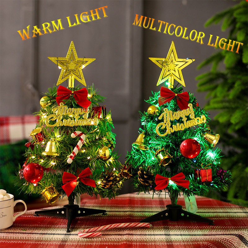 Cây Thông Giáng Sinh , 30cm Trang Trí Bàn Làm Việc