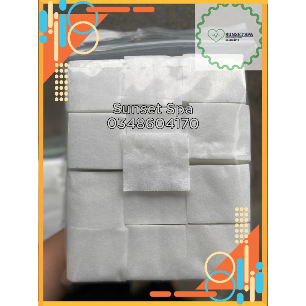 Bông Cắt Sẵn  Kích Thước 7x6 cm - Khăn Bông Vải Đa Năng Cắt Sẵn