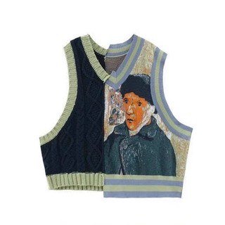 Áo len gile Van Gogh siêu nghệ
