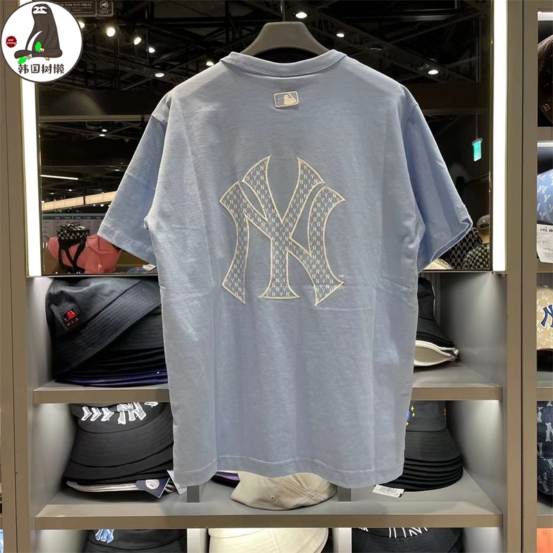 Áo Thun Thể Thao MLB Tay Lửng Thời Trang Dành Cho Nam Và Nữ