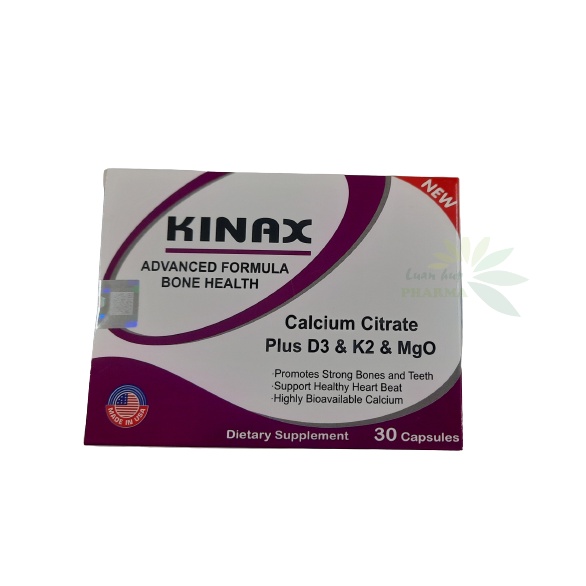 KINAX New - Nhập khẩu USA – Giúp xương răng chắc khỏe, giảm thiểu nguy cơ loãng xương ở người lớn...