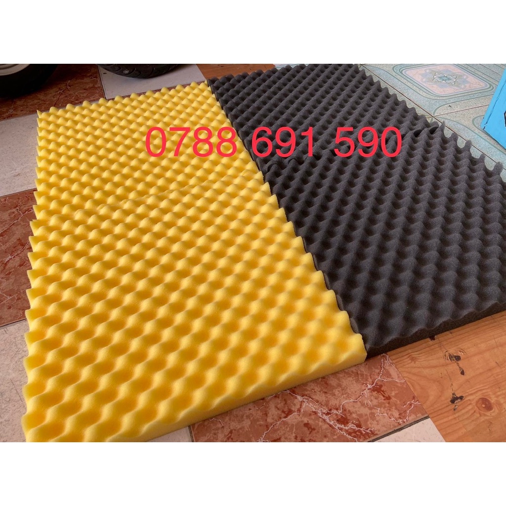 Mút cách âm mút tiêu âm hình trứng hột gà kt 50cmx50cm
