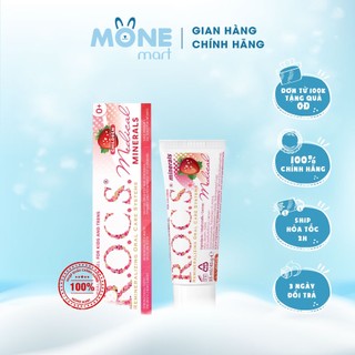 Kem đánh răng Khoáng chất y tế ROCS. dành cho trẻ em vị dâu tây 45g