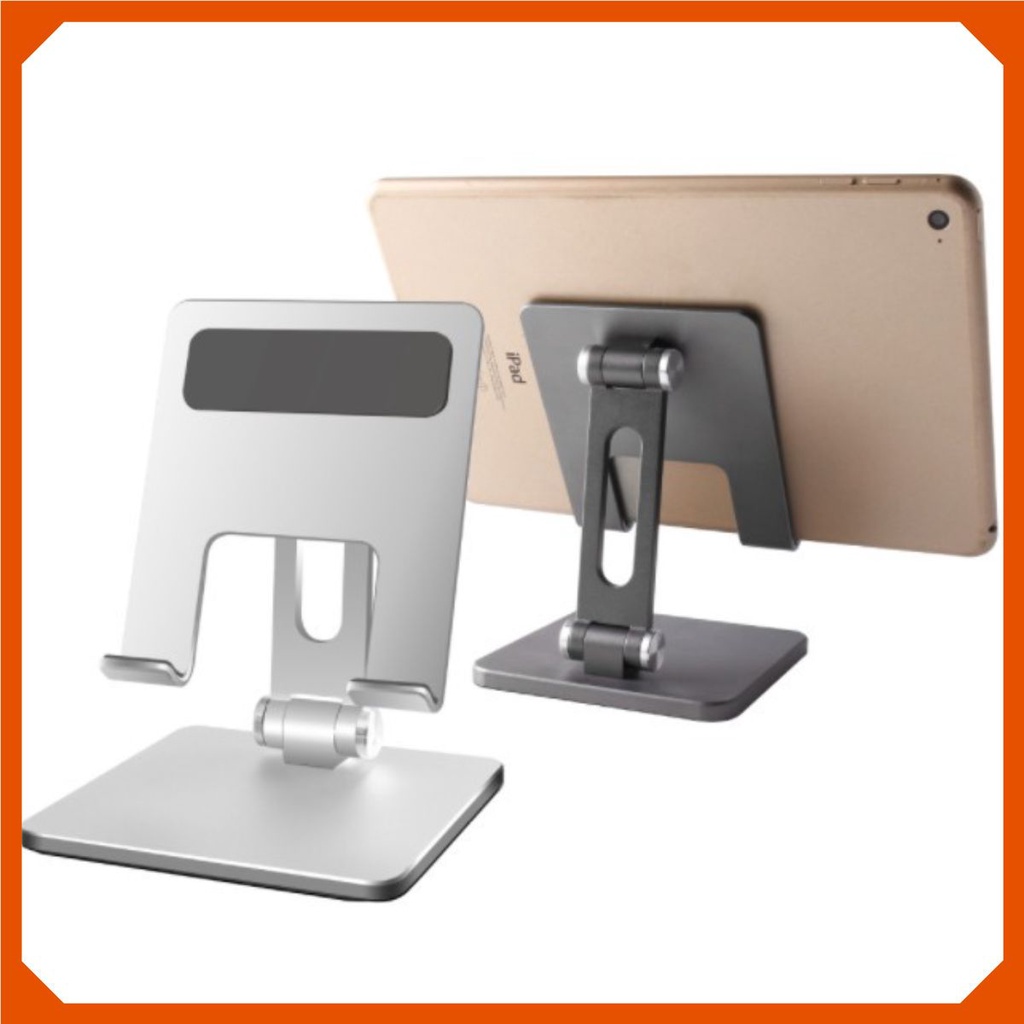 Kệ Đỡ iPad Nhôm Gấp Gọn Kiêm Giá Đỡ Máy Tính Bảng Tablet, Điện Thoại Di Động Để Bàn Cao Cấp M133