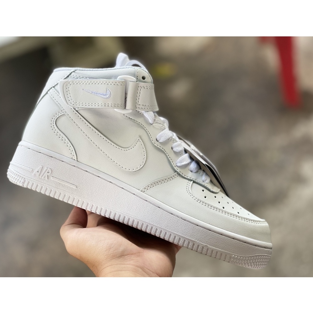 Giày Thể Thao_Nike Air Force 1 cổ cao, AF1 trắng đế Air, full phụ kiện