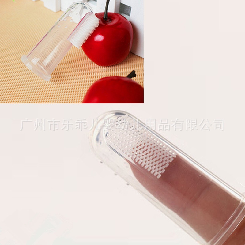 [Siêu rẻ] Rơ lưỡi silicon cho bé có hộp