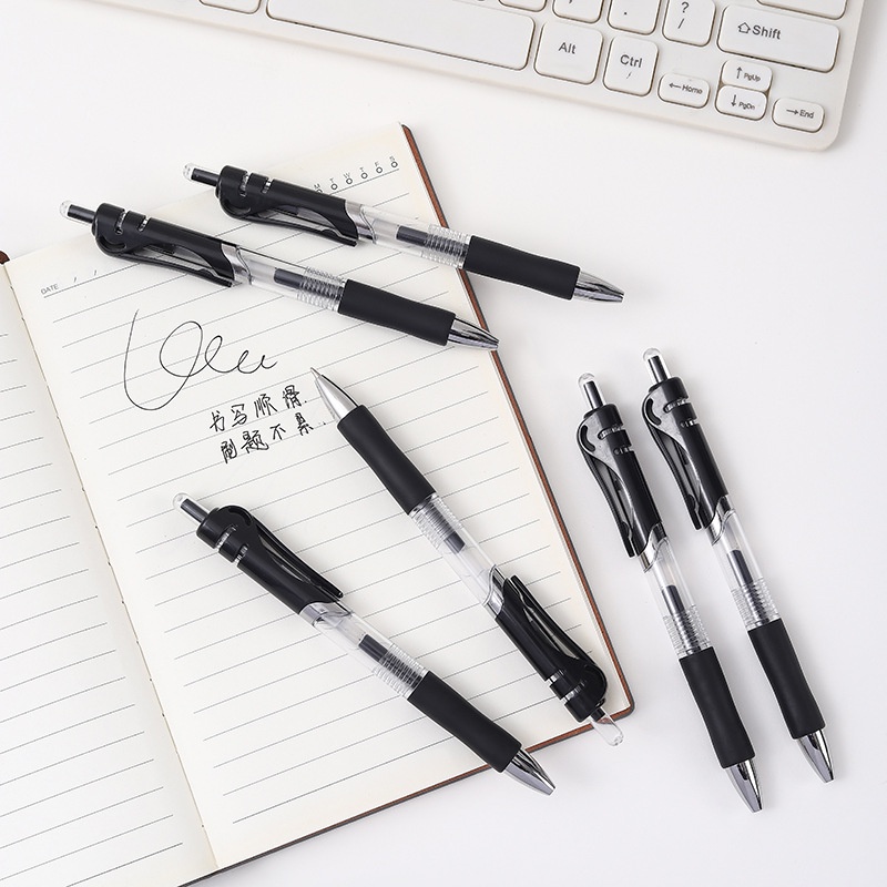 Bút Nước Mực Đen / Đỏ / Xanh Lam Đơn Giản Cho Học Sinh / Văn Phòng