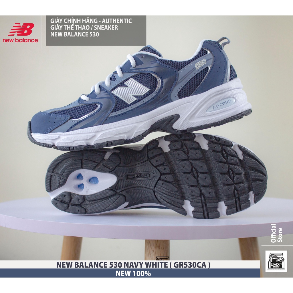 😘  Giày New Balance 530 NAVY WHITE  - AUTHENTIC 100%