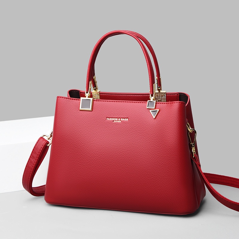 IELGY Túi Đeo Chéo Da Mềm Sức Chứa Lớn Thời Trang Cho Nữ