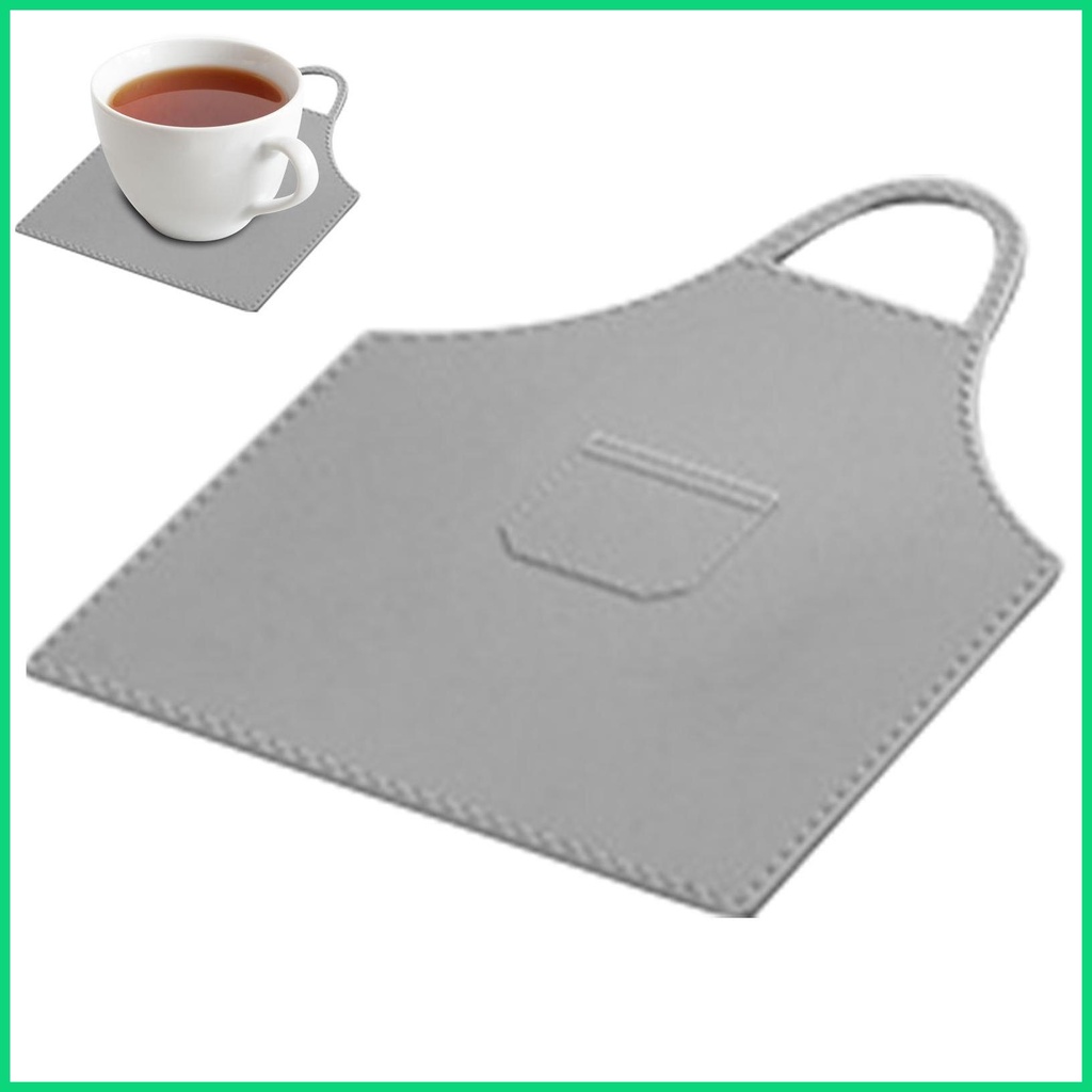 Đế Lót Ly Bằng Silicone Dày Dặn Có Thể Tái Sử Dụng Kèm Dây Treo Tiện Dụng