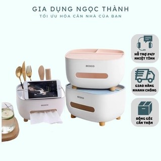 Hộp đựng khăn giấy ăn để bàn Ecoco - Đẹp, Sang trọng, Tiện dụng.