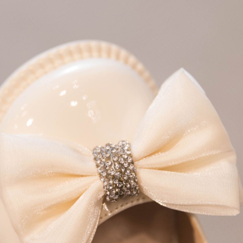 Giày Mary Jane Đế Mềm Đính Nơ Thời Trang Mùa Thu 2022 Cho Bé Gái