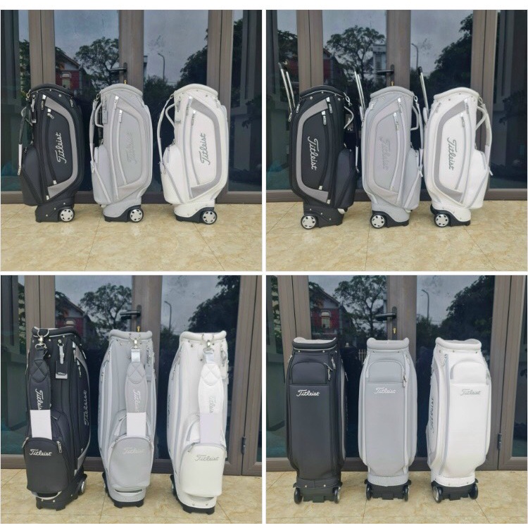 Túi Gậy Golf Titleist Nắp Mềm, Có Bánh Xe Và Tay Kéo- Golf Bag