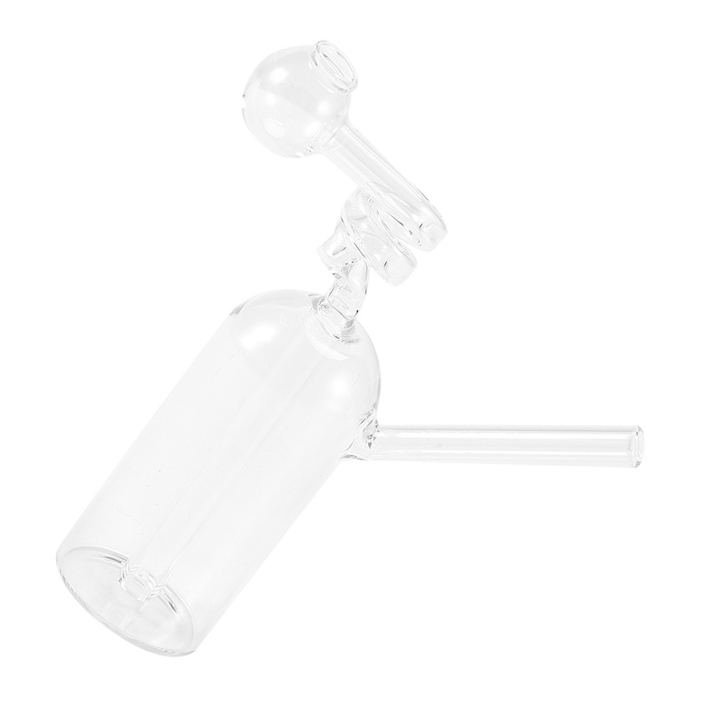 Kính Bình Hoa Thủy Tinh Có Tay Cầm Bong Bóng Trang Trí Sân Vườn