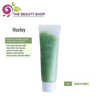 [TEM PHỤ chính hãng] Tẩy tế bào chết Huxley Secret Of Sahara Scrub Mask 30g