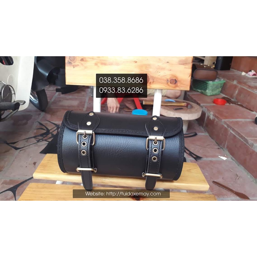Túi tròn Trống Kích thước 24 * 12 Treo Hông Xe XSR 155