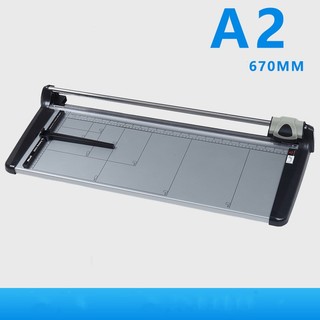 Bàn cắt giấy Khổ A2 ,bàn cắt chiều rộng lên đến 670mm, thân máy bằng hợp kim nhôm, gọn nhẹ
