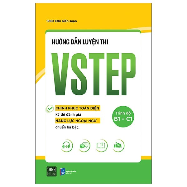 Sách Hướng dẫn luyện thi VSTEP trình độ B1-C1 - 1980Books - BẢN QUYỀN