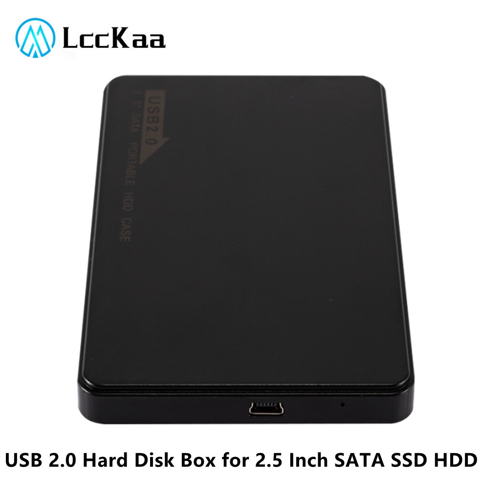 Hộp Đựng Ổ Cứng Ngoài USB 2.0 2.5 Inch SATA SSD HDD Mobile Box 480Mbps Hỗ Trợ 1TB