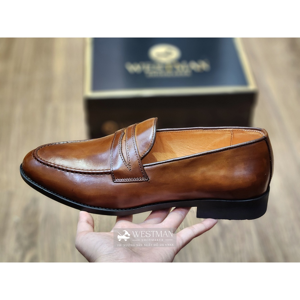 Giày Lười Loafer Da Thật Westman W0002 VB