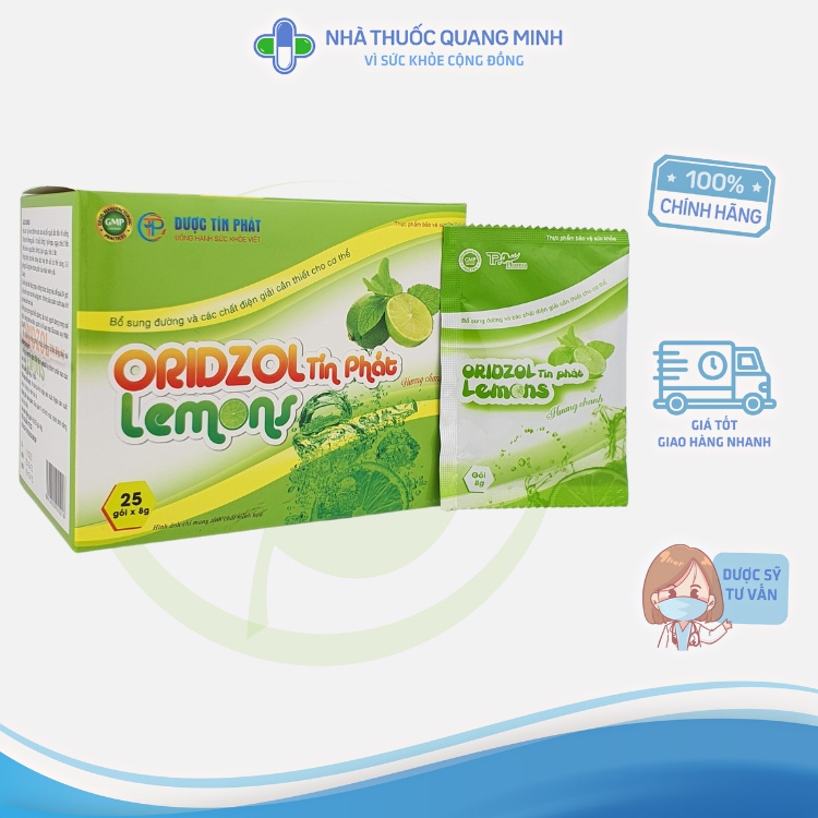 Bột Pha Oresol bù nước và điện giải vị chanh tươi