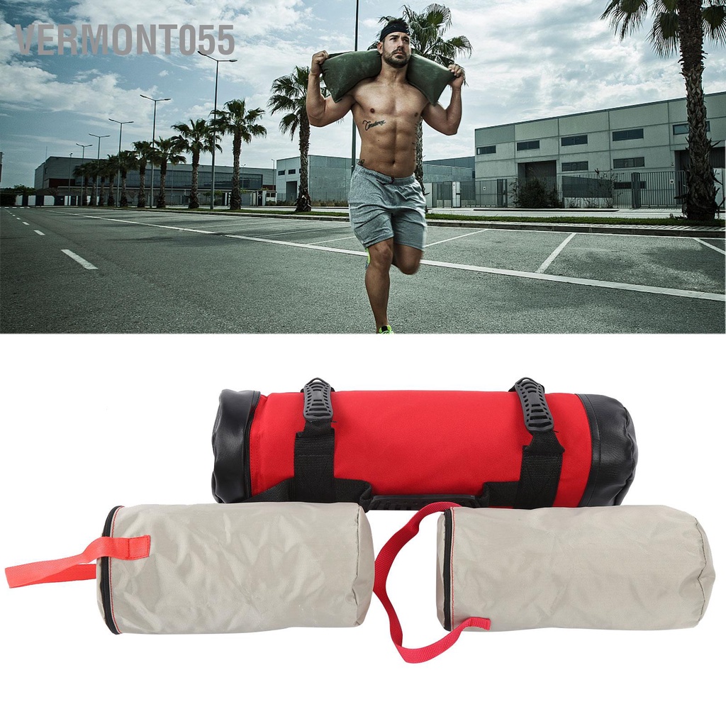 Có thể bán buôn Tập tạ Bài tập thể dục Túi cát Phòng Thể Thiết bị Da ngoài có Tay cầm Vermont055 Hàng giao ngay