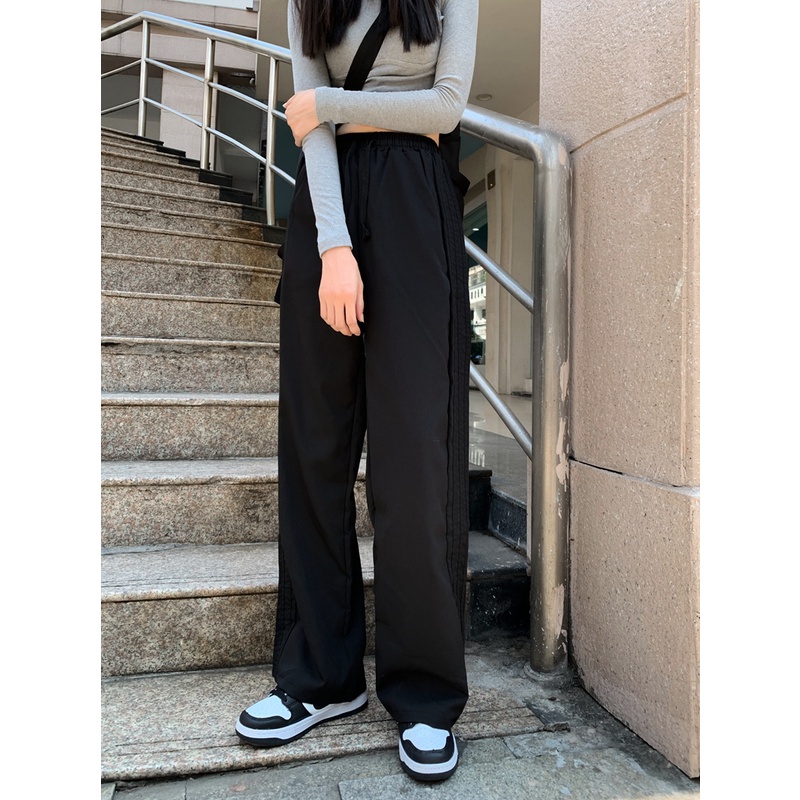 NRVP Quần Thể Thao Dài Dáng Rộng Phong Cách Thời Trang Hàn Quốc