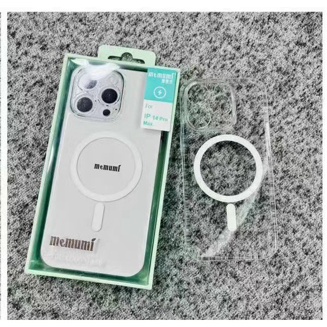 ốp lưng memumi hỗ trợ sạc bảo vệ camera cho iphone 14 pro / 14 pro max đẳng cấp