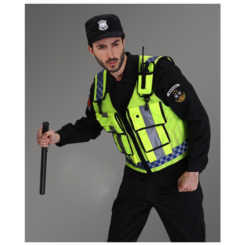 Áo Bảo Hộ Phản Quang Cảnh Báo An Toàn Không Tay Nhiều Túi Độ Phóng Đại Cao | BigBuy360 - bigbuy360.vn