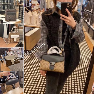 Túi xách COACH Pepper túi vuông nhỏ túi bản nhạc túi xiên túi đeo vai túi điện thoại di động
