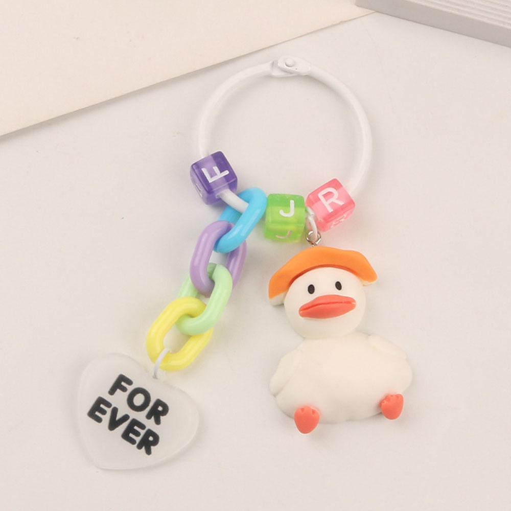 Vỏ Bảo Vệ Hộp Sạc Tai Nghe Không Dây Qipin Hình Chú Vịt / Trái Tim Kèm Móc Khóa Xinh Xắn