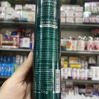 Mousse Tạo Kiểu Tóc Nam Romano Classic 175g