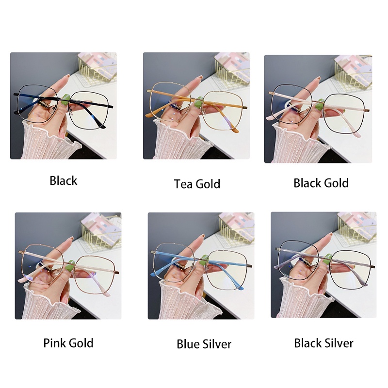 Kính Mát Gọng Vuông Chống Bức Xạ Cho Cả Nam Và Nữ