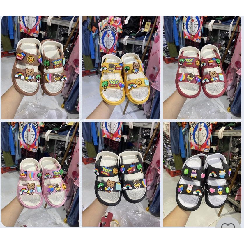 GIÀY SANDAL ĐẾ CAO 5CM SIÊU NHẸ 2 DÂY NỮ NHIỀU MÀU ĐẸP SIZE 36-40 KÈM STICKER ĐẸP