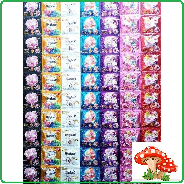 Nước xả Hygiene Thái Lan - Nước xả vải siêu đậm đặc dây 12 gói