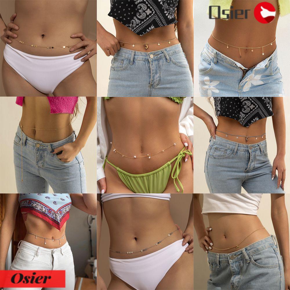 Chuỗi Hạt Đeo Bụng Boho OSIER1|Phụ Kiện Trang Sức Cơ Thể Cho Nữ Khi Mặc Bikini