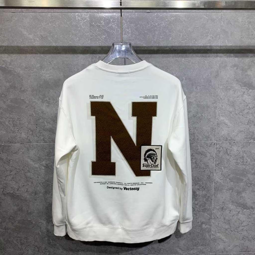 Aokang Áo Nỉ Dài Tay Mềm Mại Thoải Mái Thời Trang Trẻ Trung Cho Nam