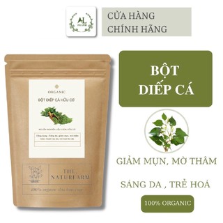 Bột diếp cá sấy lạnh 100% organic , mặt nạ diếp cá hữu cơ làm khô nhân mụn giảm sưng tấy