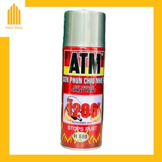 Sơn xịt ATM chịu nhiệt chống cháy Spray H680 và H660