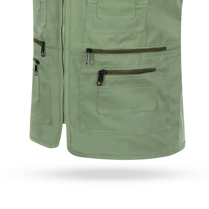 Áo Khoác Thể Thao Nhiều Túi Khóa Kéo Nhanh Khô Thời Trang Mùa Hè Cho Nam