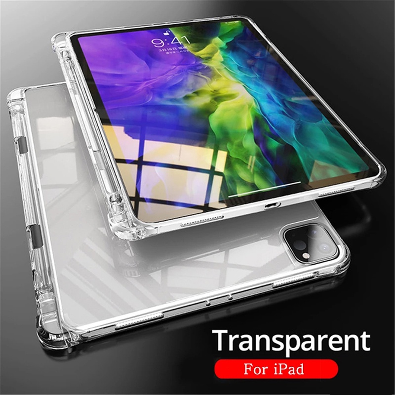 Ốp bảo vệ TPU trong suốt thích hợp cho iPad 8 9 Air 4 Pro 11 Pro 12.9 10.2 iPad 9.7 Air 2/1 Pro 10.5 Mini 6 5 2 3
