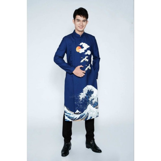 🥰 Áo dài Cách tân nam.hàng thiết kế cao cấp giá rẻ ảnh thật 100% Áo dài tết truyền thống