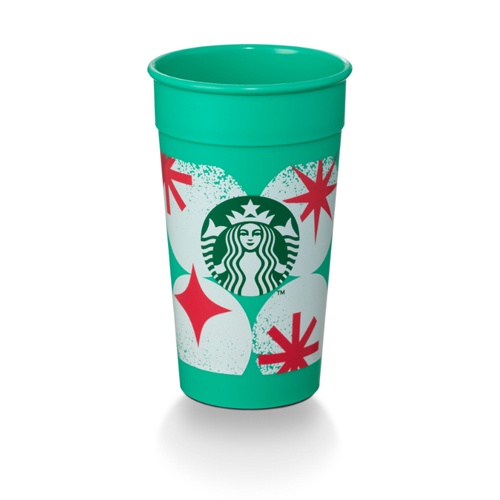 Set ly nhựa Starbucks Reu Cup Set 12Oz (355ml) 2022 Red Cup