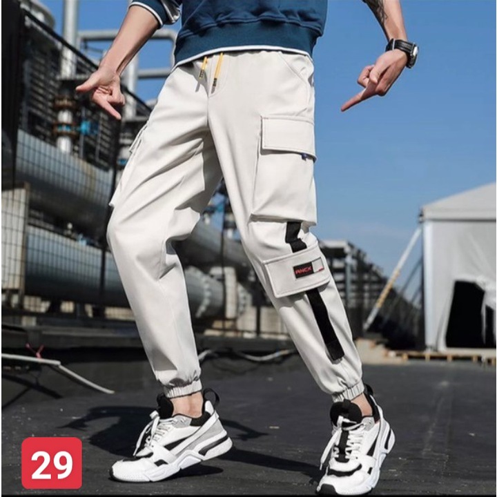 = 9 MẪU QUẦN JOGGER TÚI HỘP VẢI KAKI CO GIÃN KHÓA TÚI Y HÌNH