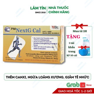 Tặng Khẩu Trang G95 Chất Chính Hãng NextG Cal Bổ Sung Calci, hỗ trợ chống