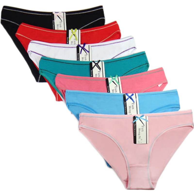 Quần Lót Cotton Pha Lưng Thấp In Chữ Cho Nữ