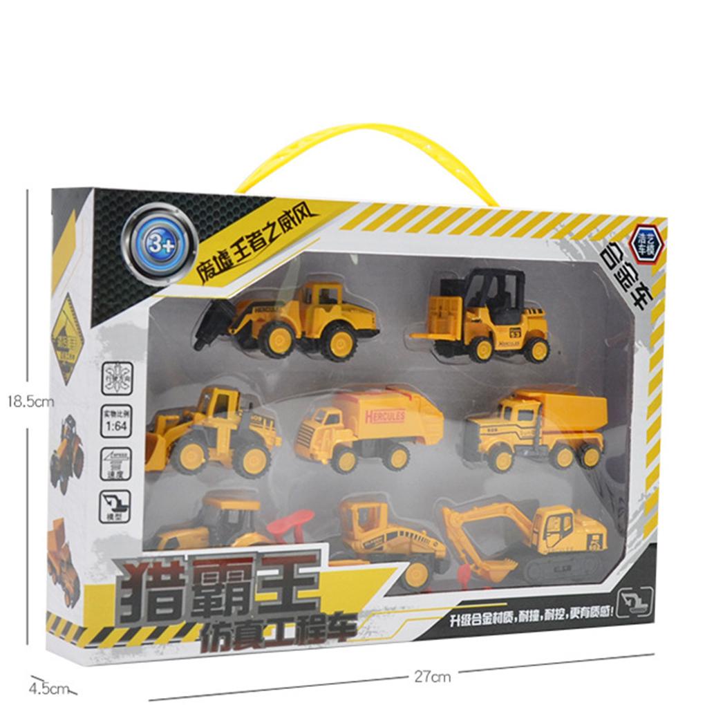 Bộ 8 Mô Hình Xe Trượt Bằng Hợp Kim Tỉ Lệ 1: 64 Dành Cho Bé Trai