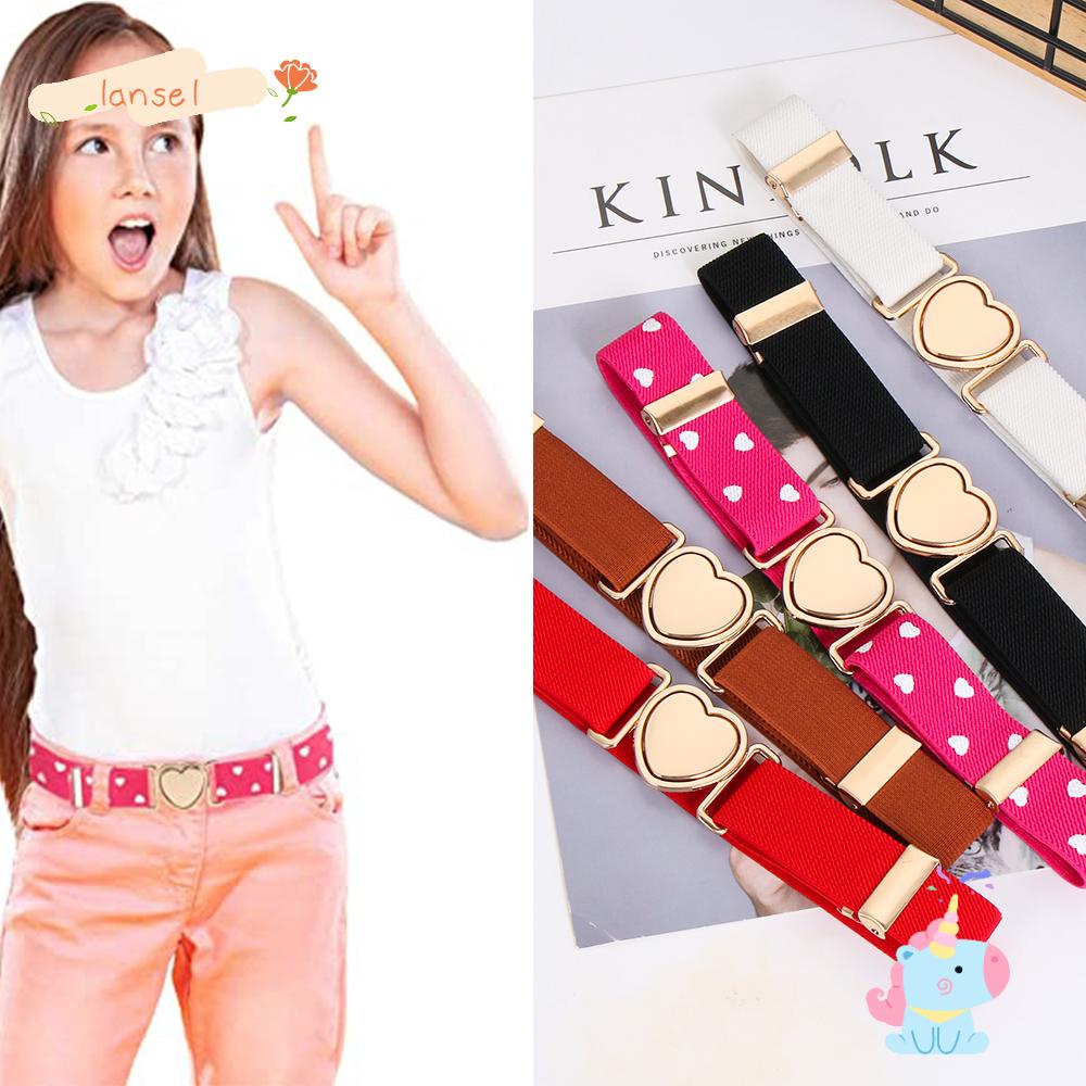 Thắt Lưng Co Giãn Có Thể Điều Chỉnh Phối Đầm Thời Trang Cho Bé Gái