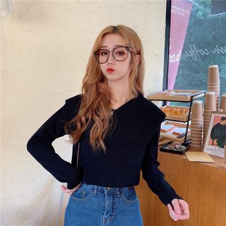 áo len đỏ cổ nơ xinh xắn