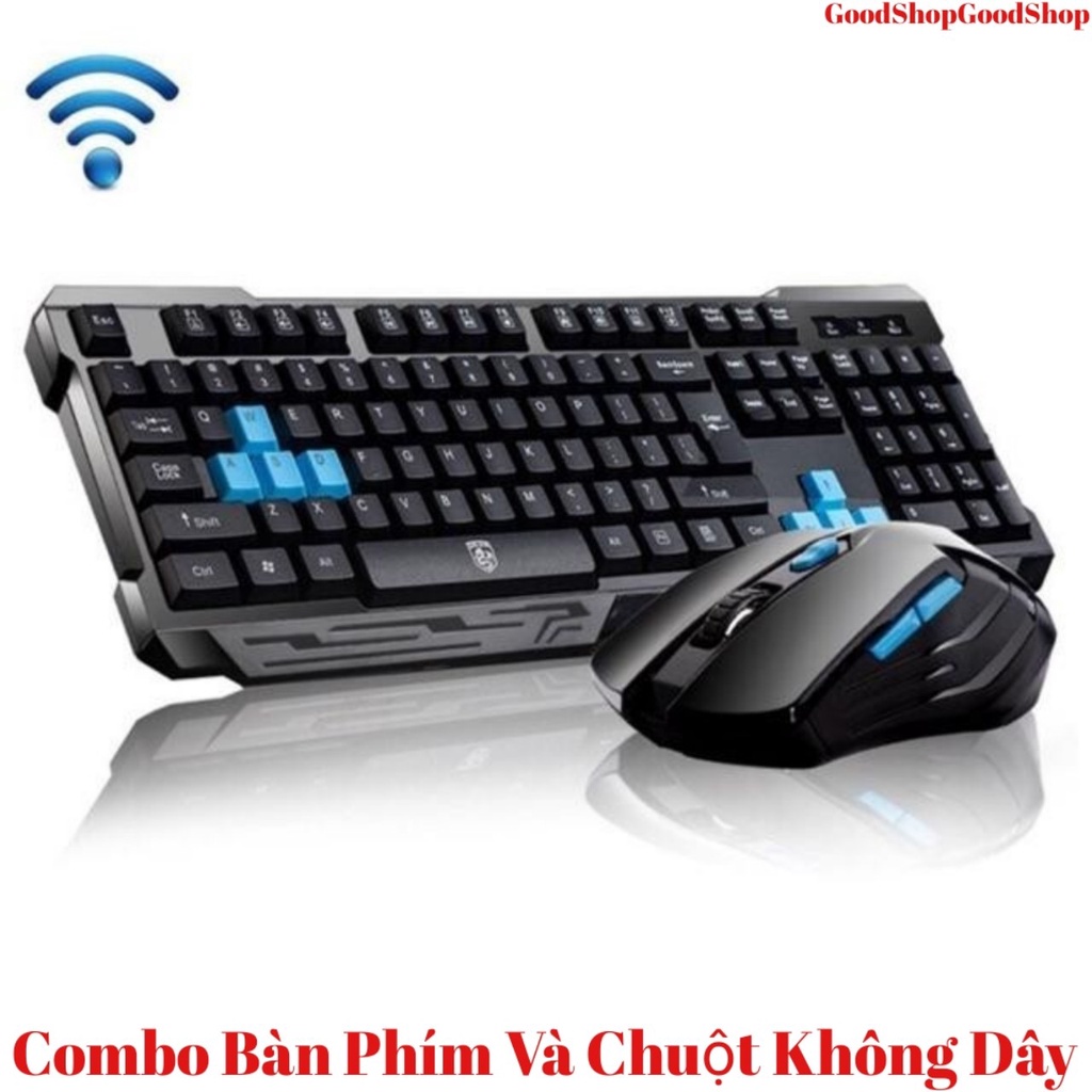 COMBO BÀN PHÍM VÀ CHUỘT KHÔNG DÂY CAO CẤP V60 KÈM PIN PHÍM NHẠY CHUỘT DI CỰC CHUẨN XÁC CHẤT LIỆU SIÊU BỀN
